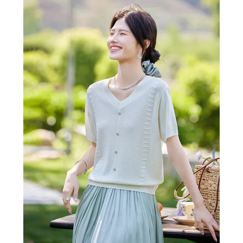TERRE BLEUE Summer Knitwear Women's-4