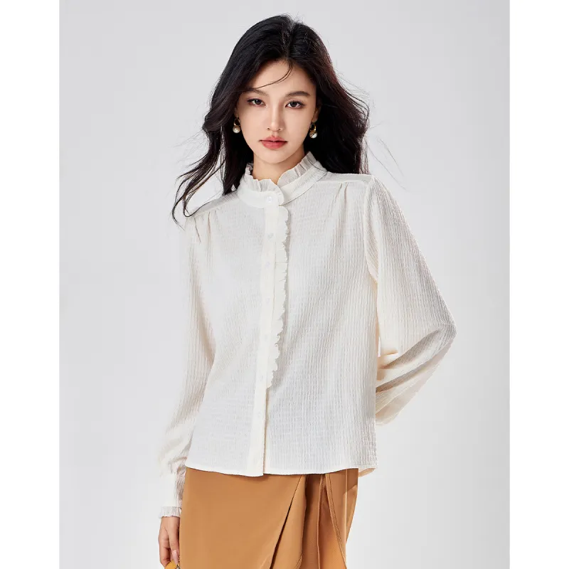 Love Elaine Shirts Women's Ecru-6