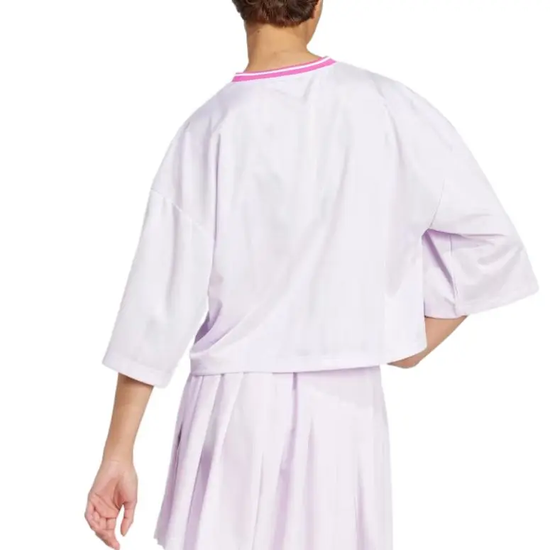 Adidas Tiro Cut Batwing Sleeve T Shirt Women's Pink-3