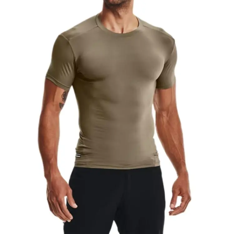 Under Armour TacticalHeatGear T Shirt Men's Tan-2