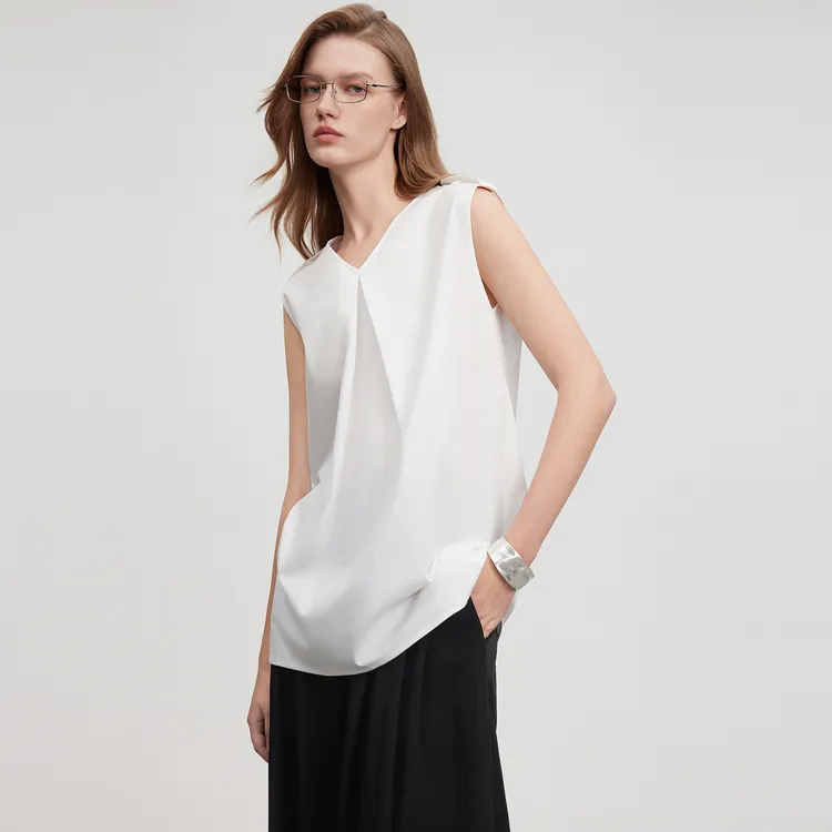 ELLE Shirts Women's White-3