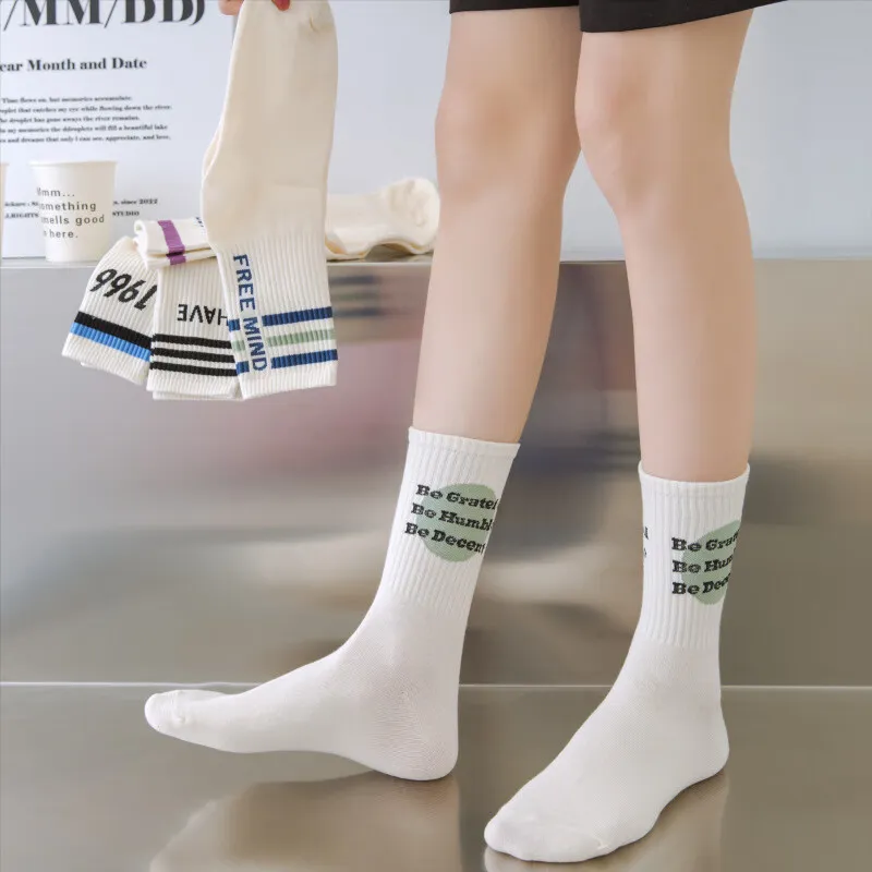 Cotton Gene Mid-Calf Socks Unisex 1 Pack-5