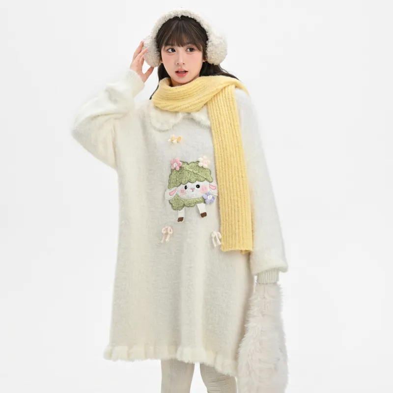 SNBL Long Sleeved Dresses Women's White-4