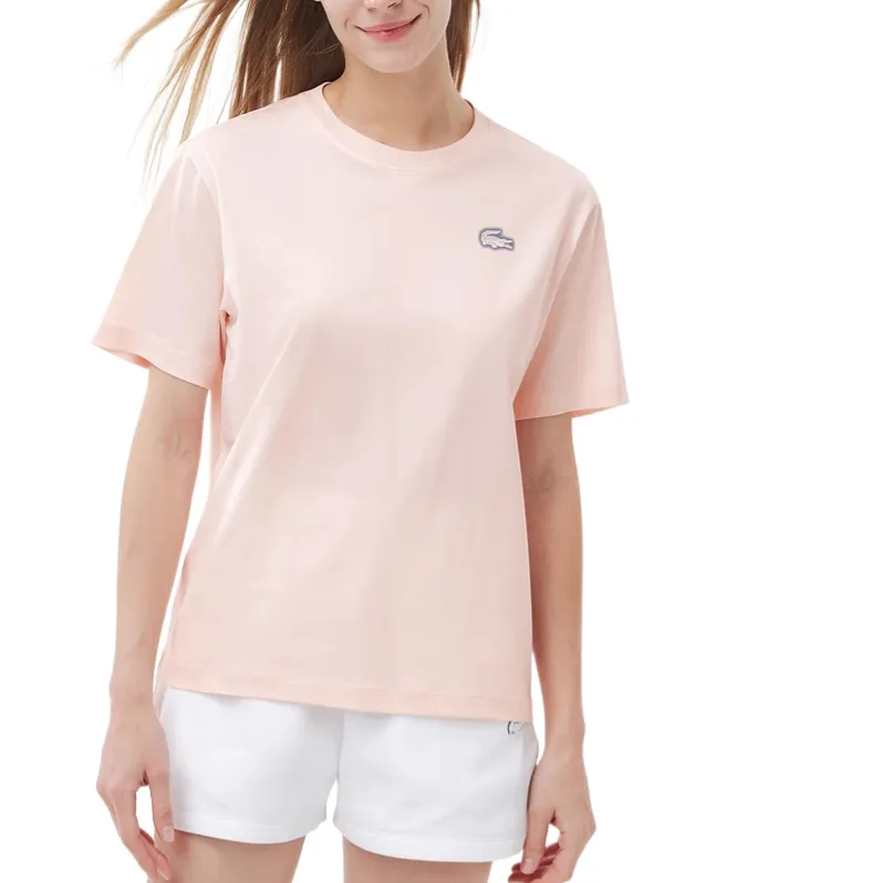 LACOSTE Logo patch T shirt-10