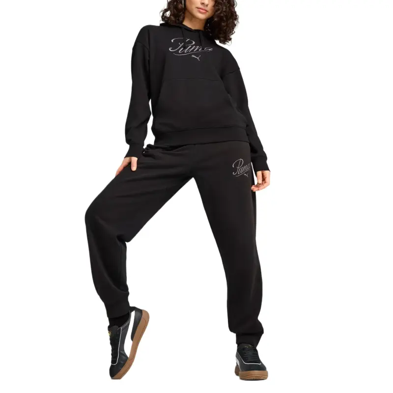 PUMA Sudadera Essentials Script Comfort Para Mujer-3