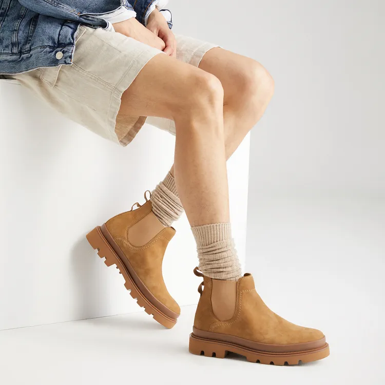 clarks Badell Top Round-toe Ankle Boots-5