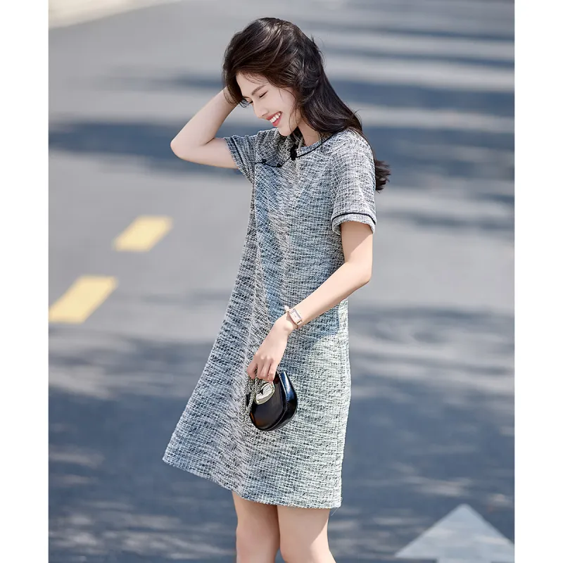 Still Quiet Short Sleeved Dress Women's-2