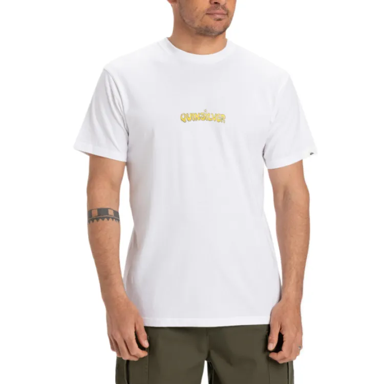 Quiksilver T Shirts Men White-2