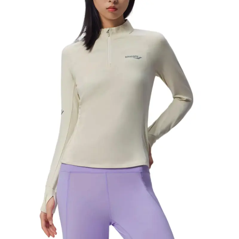Saucony Sweatshirt Women's Antique White-1