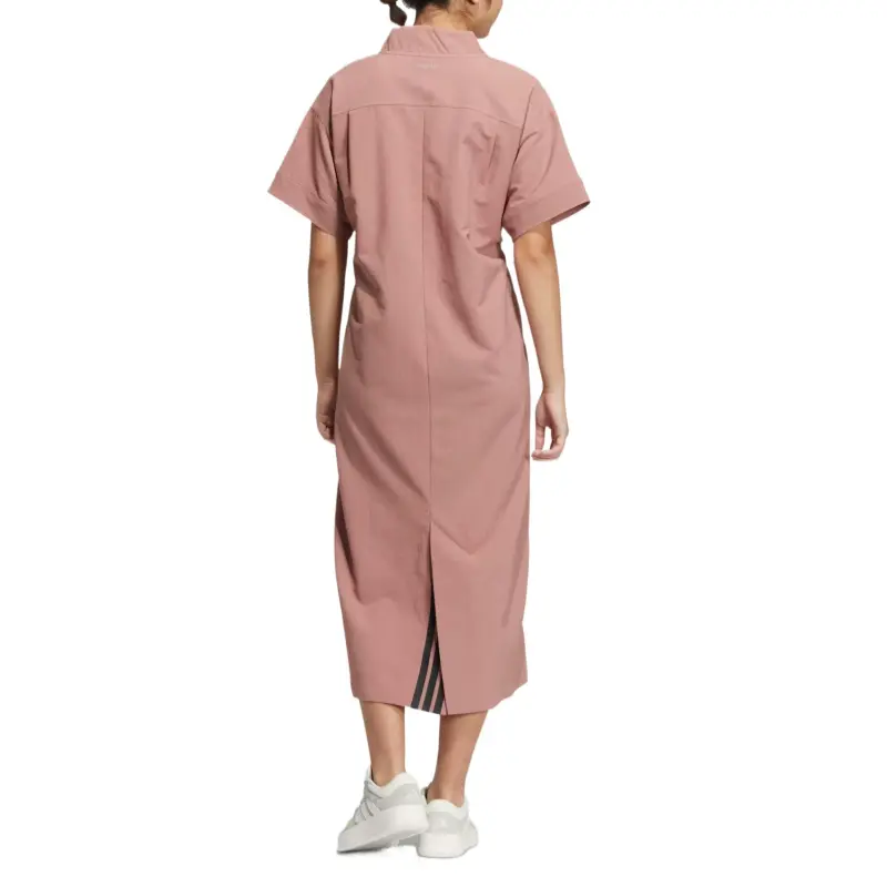 Adidas LUXFLOW Short Sleeved Dresses Women's Warm Clay-2