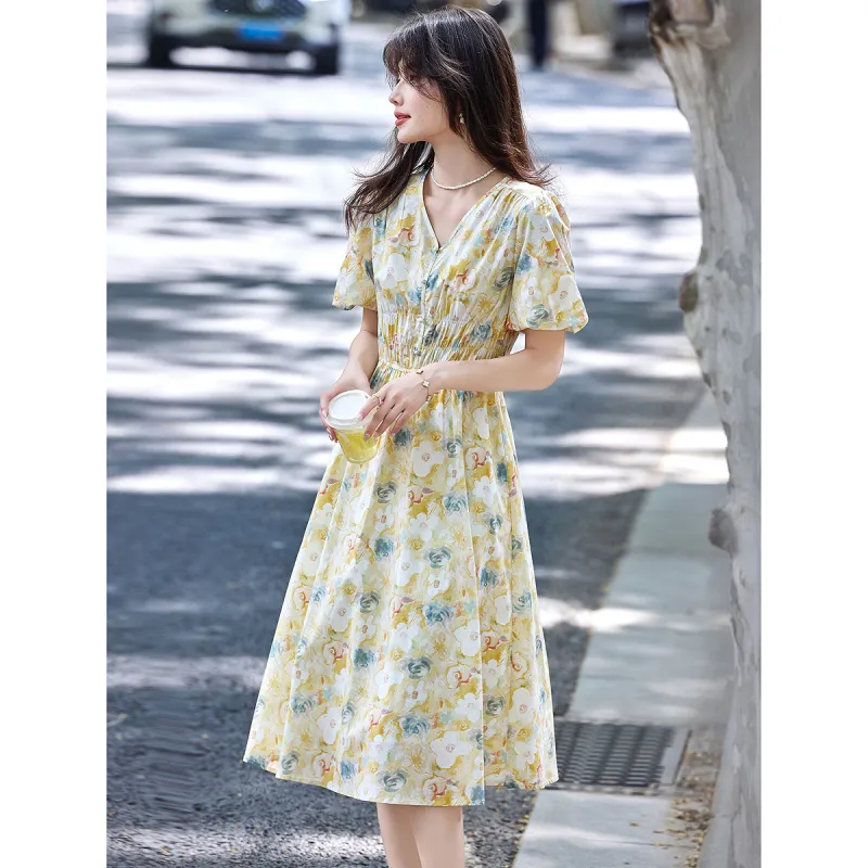 A Paradise For Awakening Short Sleeved Dress Women's-9