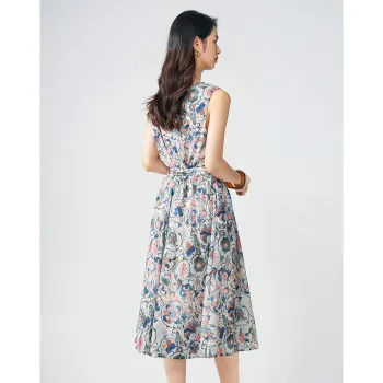 Love Elaine Sleeveless Dress Women's Paisley