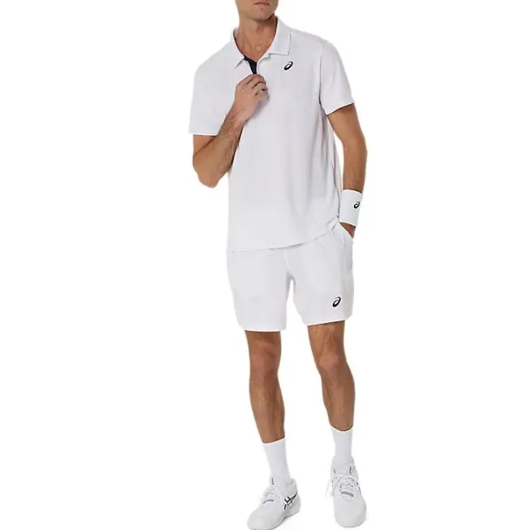 Asics Polo Shirts Men White-3