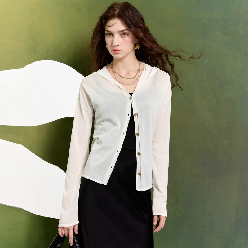 3COLOUR Sweater Women's Pearl White-6