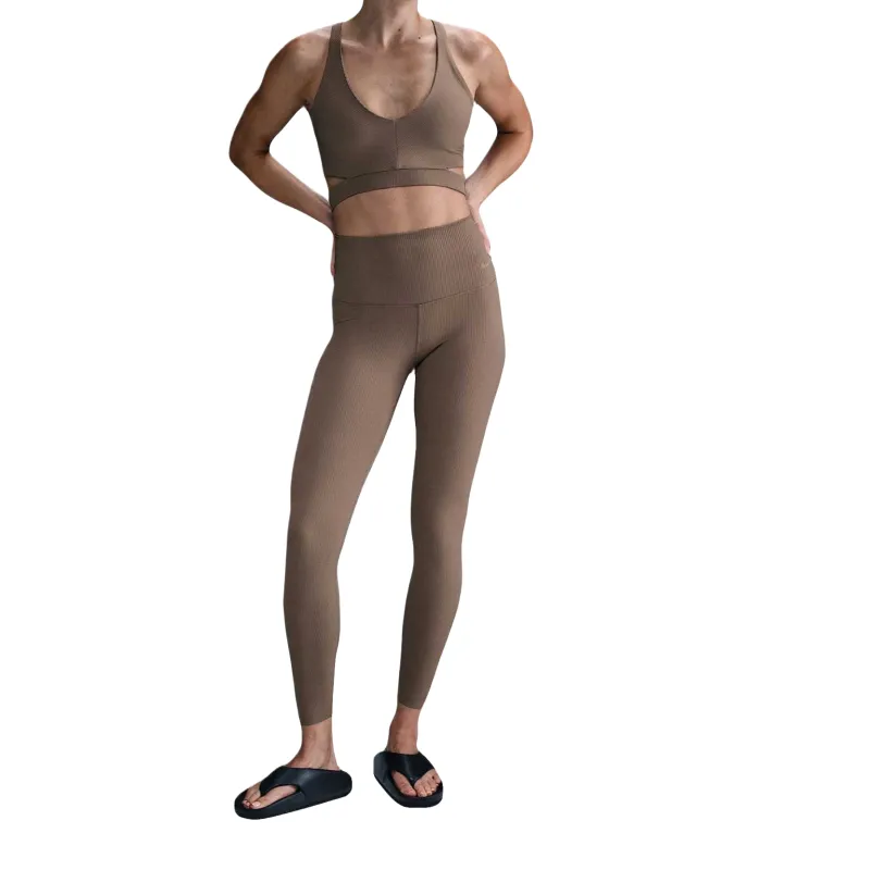 Nike Zenvy Yoga Pants Women's Brown-1