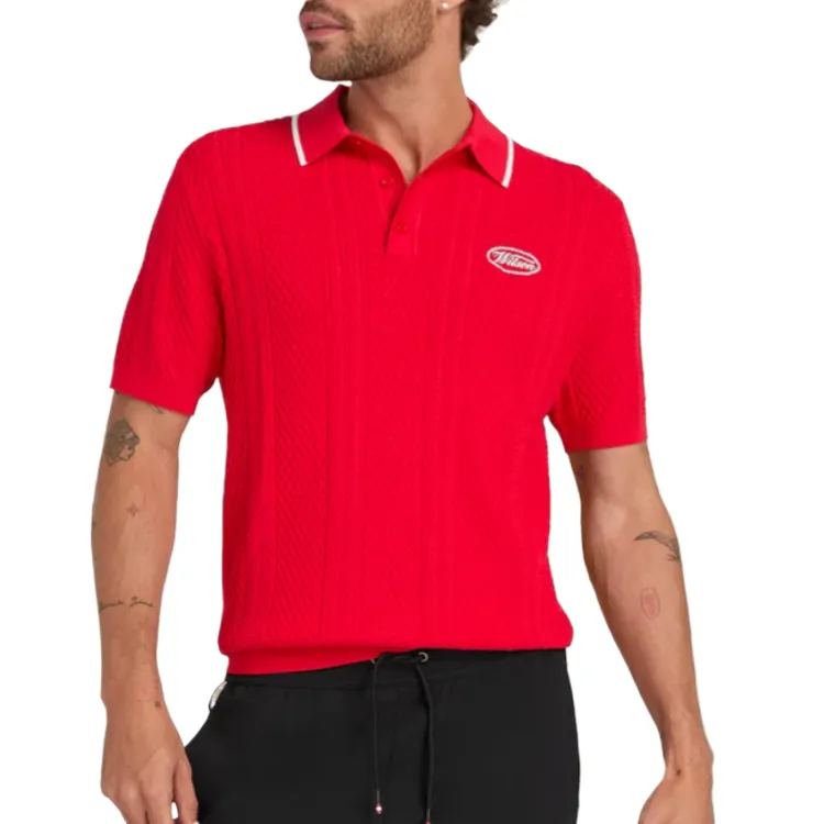 Wilson Biltmore Polo Shirt Men's Red-1