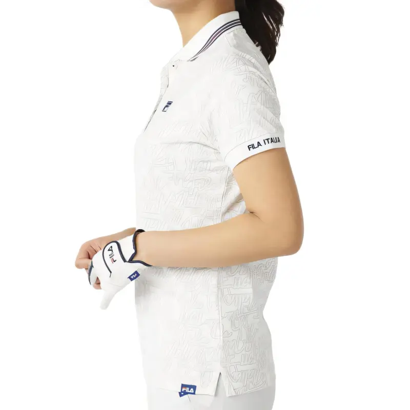FILA TS Gala Polo Shirt Women's White-3