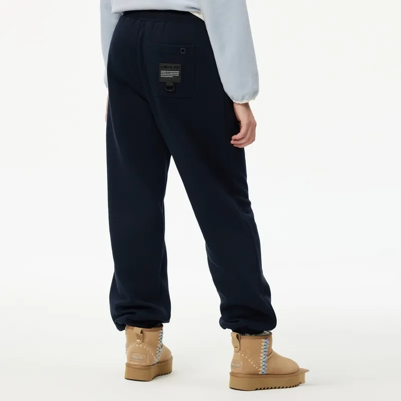 Teenie Weenie Knitted Sports Pants Women's Navy Blue-3