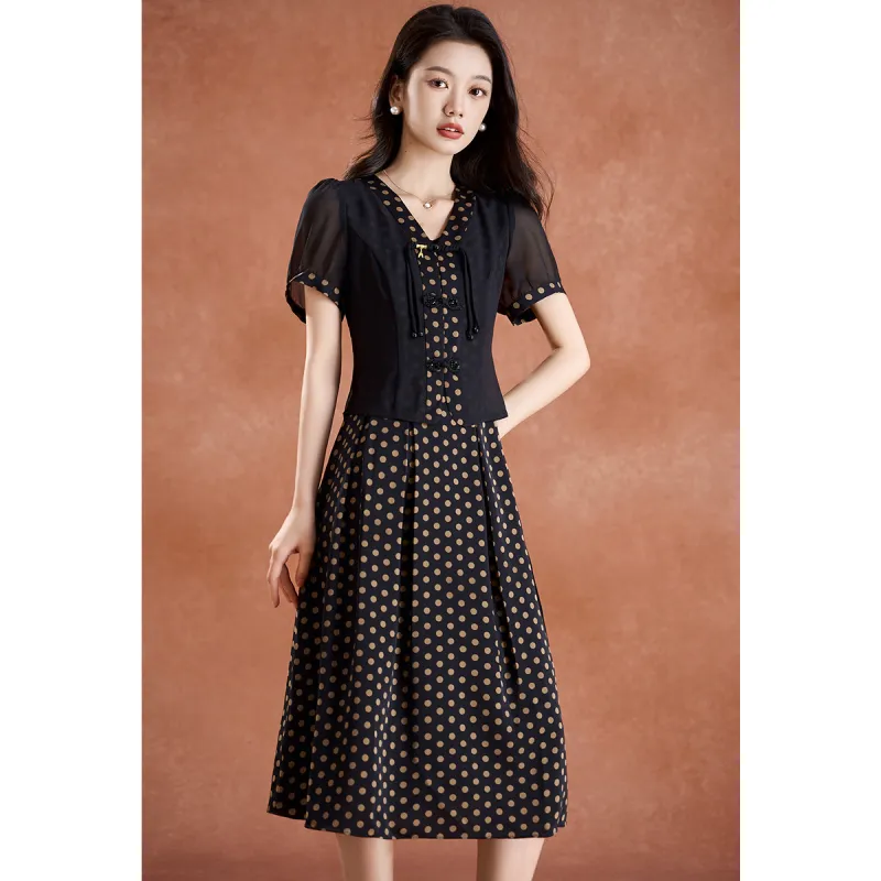 Mylan Two Piece Skirt Sets Women's Black-4