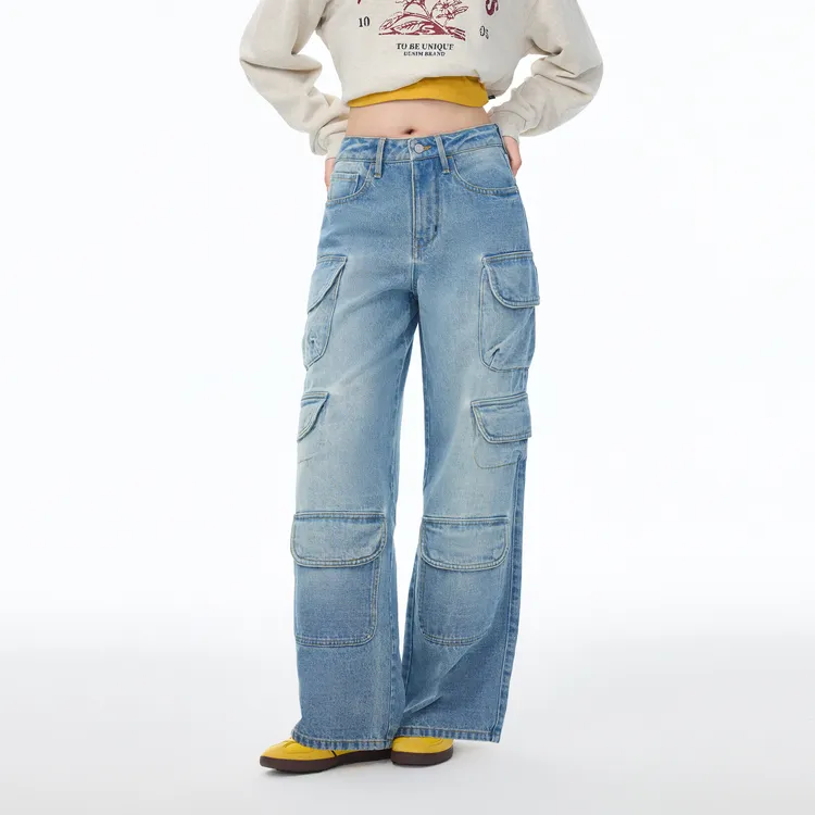 ABLE JEANS Women's Vintage Sky Blue-5