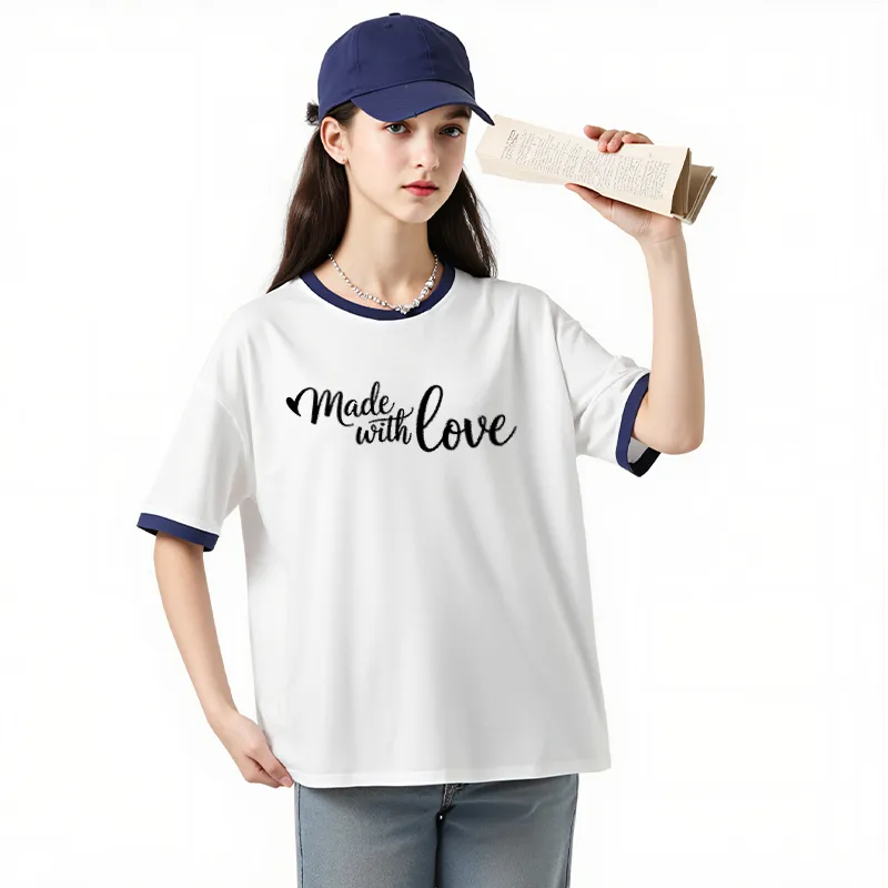 FAIRWHALE Drop Shoulder Sleeve T Shirt Women's-6