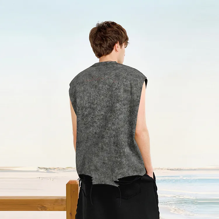 INXX Tank Tops Unisex Dark Gray-6