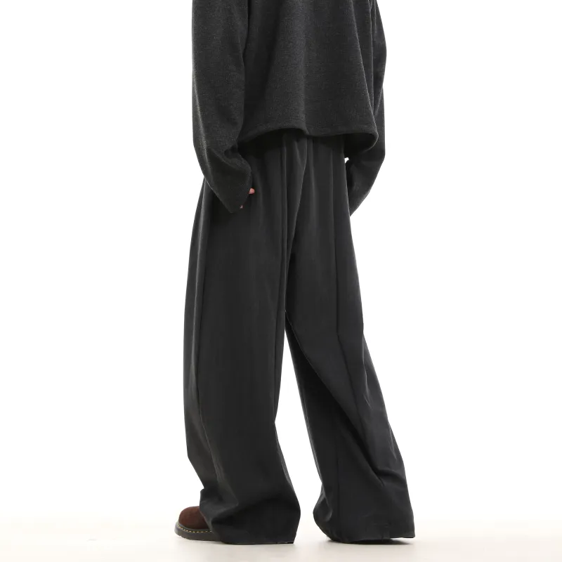 TREND ST Casual Pants Unisex Gray-5