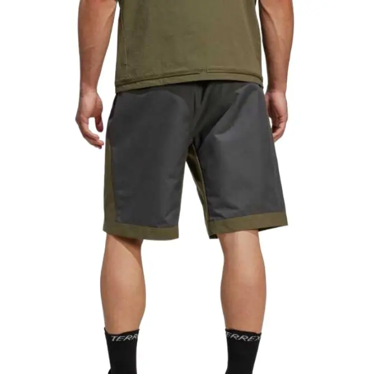 Adidas Terre SS25 Sports Shorts Men's Olive Green-2