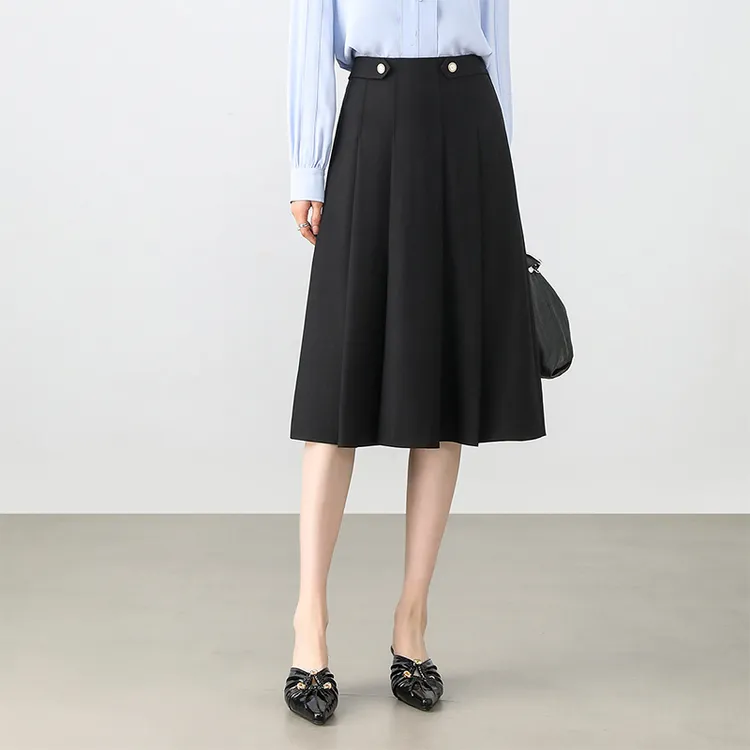 SENTUBILA Casual Long Skirts Women's-7