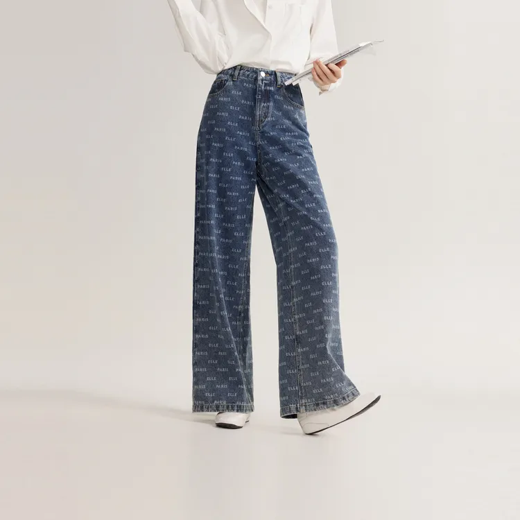ELLE Jeans Women's Blue-4