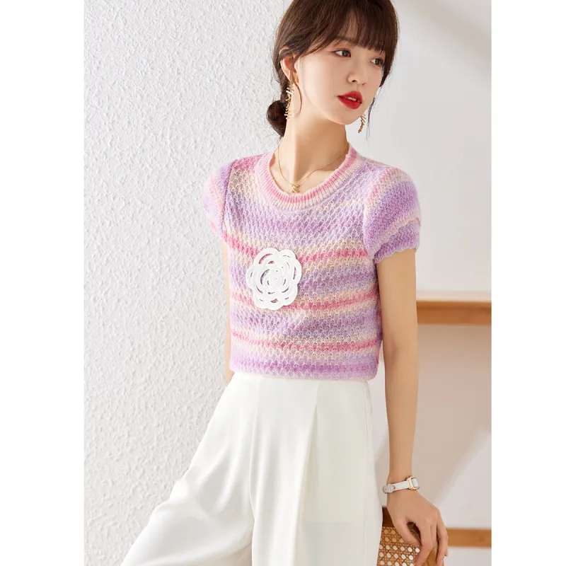 Love Elaine Knitwear Women's Pink-3