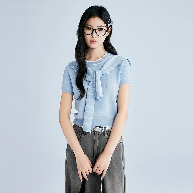 LEDIN Knitwear Women's Fresh Blue-2
