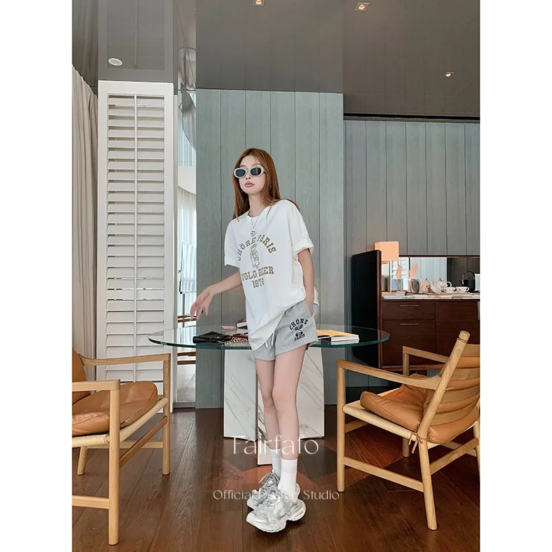 FAIRFAFO Spring Regular T Shirt Women's-5