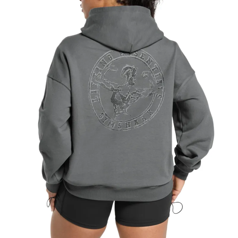 GYMSHARK Back Gains Graphic Hoodie Sweatshirt Women's-1