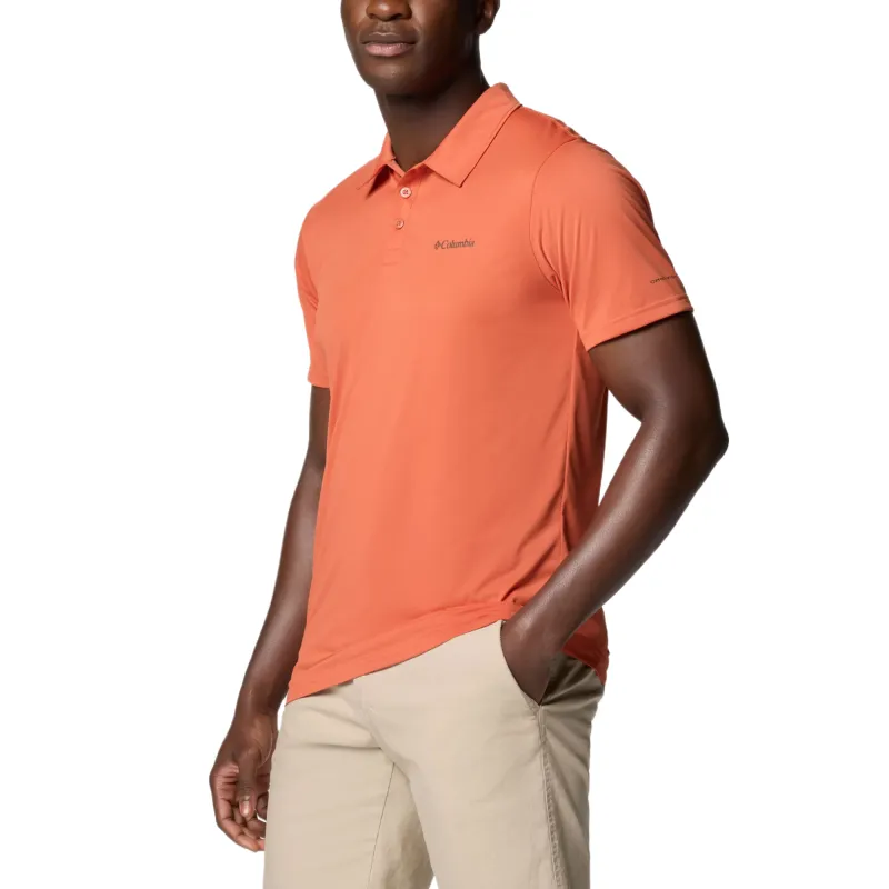 Columbia Hike Polo Shirts Men Orange-2