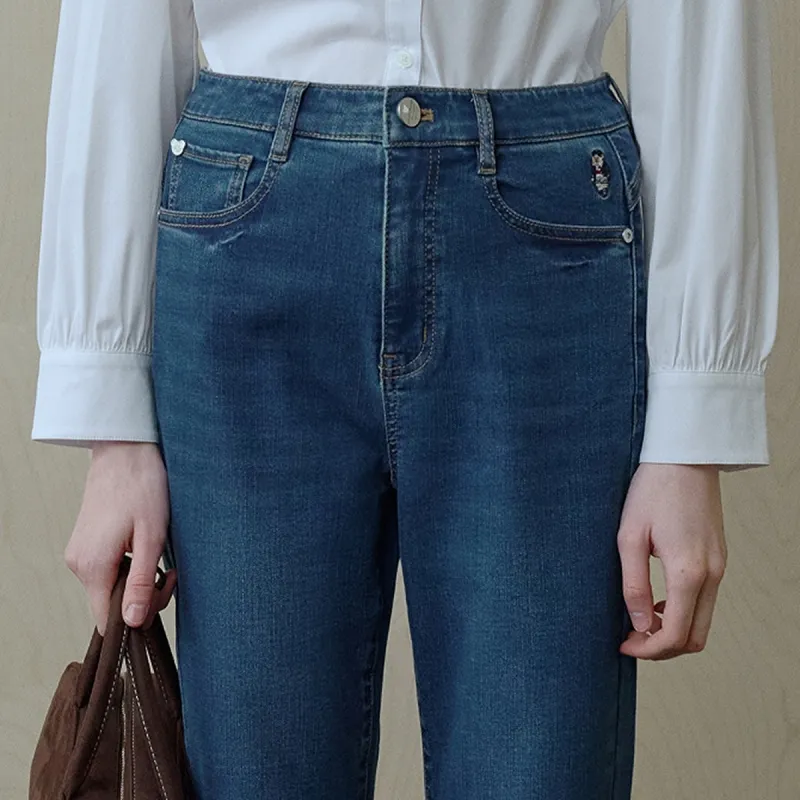 Teenie Weenie Jeans Women's Dark Blue-5