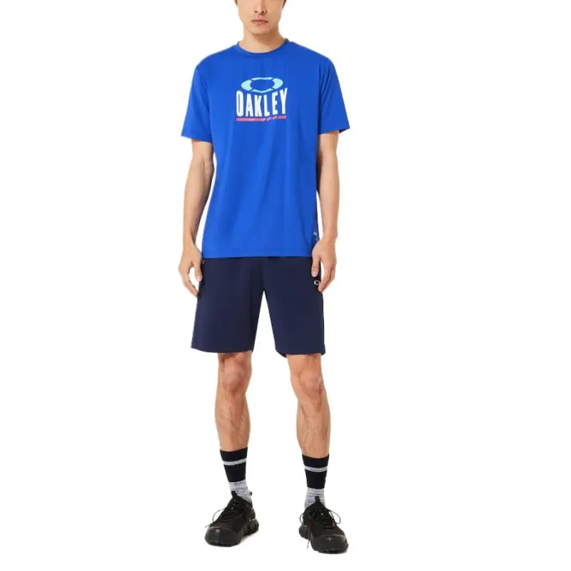 Oakley Striking Tech Cold SS Tee 7.0 T Shirt Men's Flash Blue-3