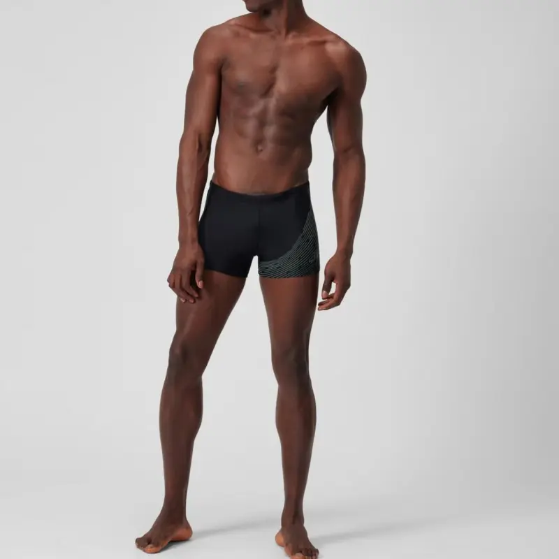 Speedo Medley Logo Aquashort Swimming Shorts Men's Black-2