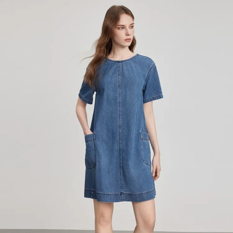 ELLE Short Sleeved Dress Women's-4