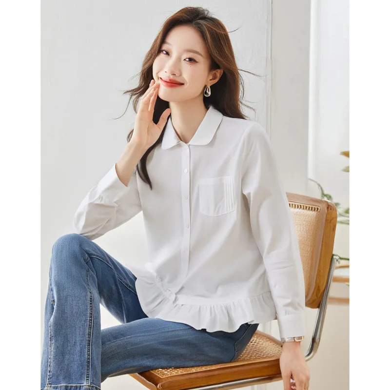 Love Elaine Shirt Women's White-2