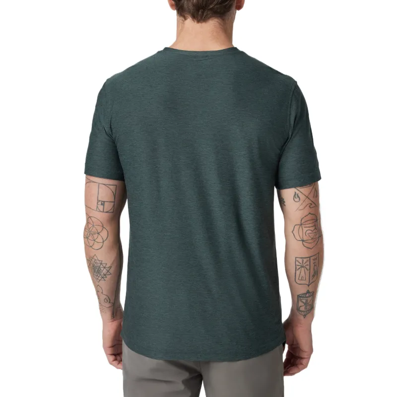 Vuori Strato T Shirt Men's Dark Heather Gray Green-2
