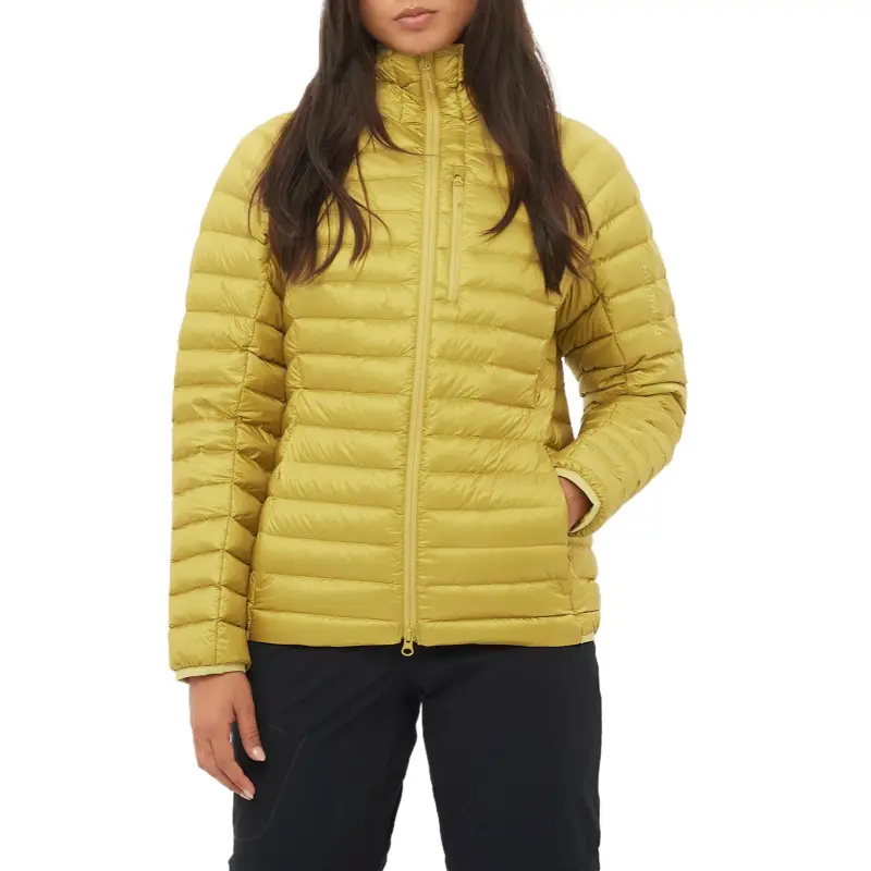 SALOMON Elixir MICRO DOWN Down Jacket Women's Aqua Celadon Green-2