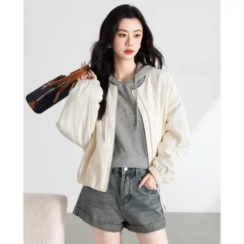 TERRE BLEUE Cropped Coat Women's