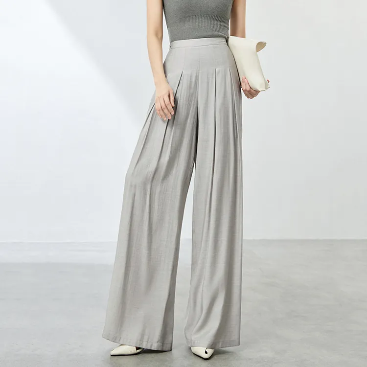 SENTUBILA Casual Pants Women's Frost Gray-4