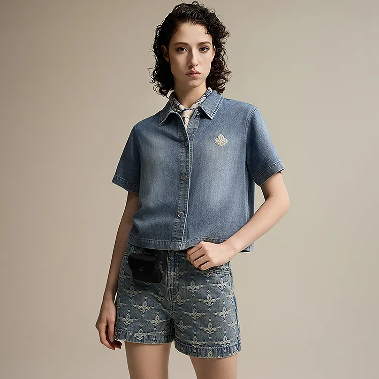 Palladium Shirt Unisex Blue Phantom-2