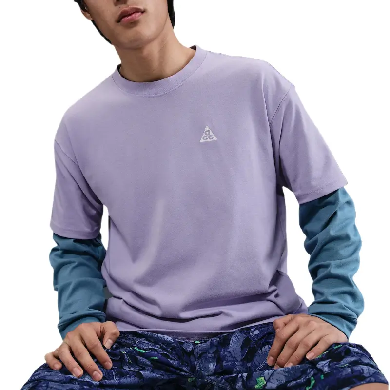 Nike T Shirt Men's Light Purple-1