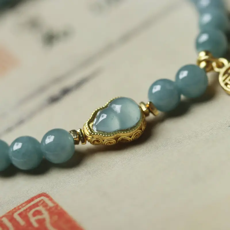 TIANTAISHAN Glutinous Jade Jadeite Bracelets Unisex-3