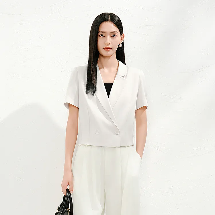 JZ. ANNAKRO Summer Business Suit Women's Beige-2