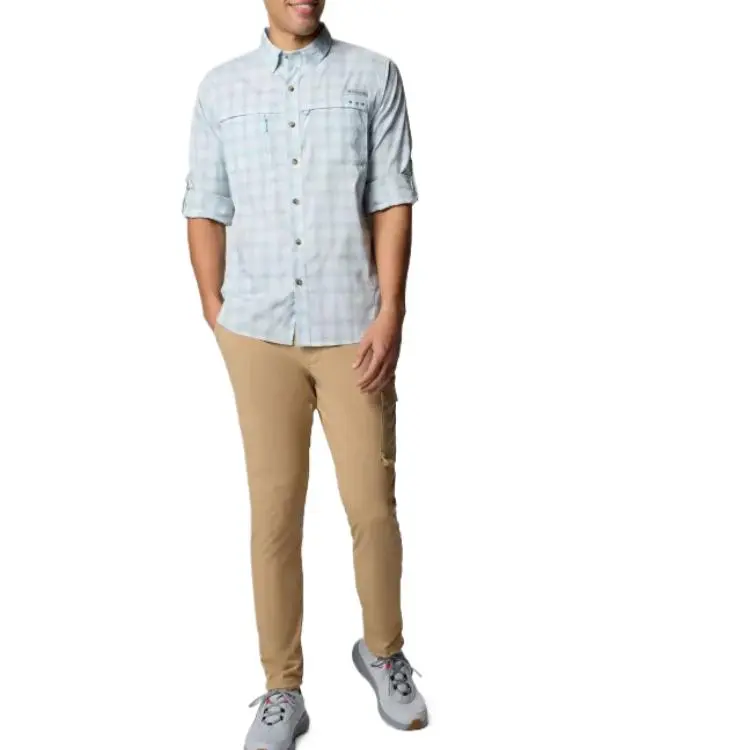 Columbia PFG Wild Cast™ Performance Shirt Men's Blue-3