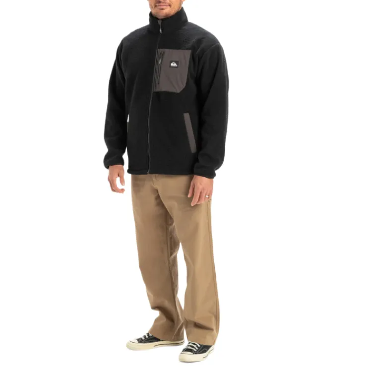 Quiksilver Velvet feel Coat Men's Black-5